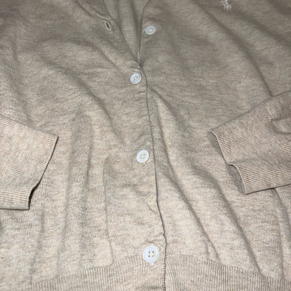 Ralph Lauren Women's Beige Cardigan Sweater - Picture 2 of 4